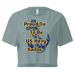 Ladies Festival Cali Crop Top Tee