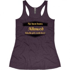 Ladies Slim Fit Super Soft Racerback Triblend Tank