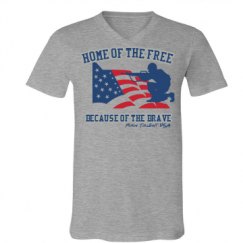 Unisex V-Neck Jersey Tee