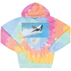 Unisex Tie-Dye Fleece Hoodie