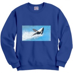 Unisex Film and Foil Crewneck Sweatshirt