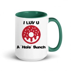 15oz Ceramic Mug with Color Inside