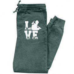 Pigment-Dyed Fleece Pants