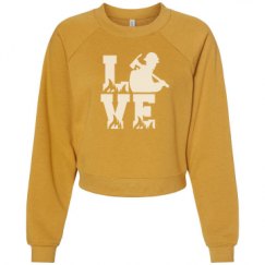 Women's Raglan Pullover Fleece