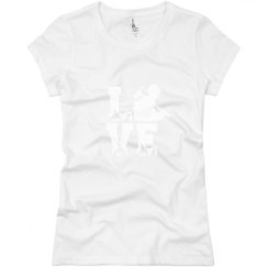 Ladies Slim Fit Basic Promo Jersey Tee