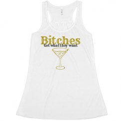 Ladies Flowy Racerback Tank