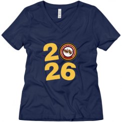 Ladies Relaxed Fit V-Neck Tee