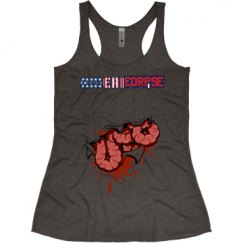 Ladies Slim Fit Super Soft Racerback Triblend Tank