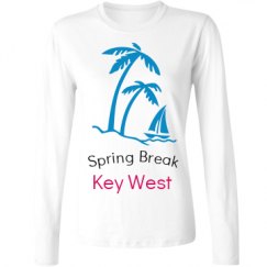 Ladies Relaxed Fit Basic Long Sleeve Tee