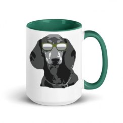 15oz Ceramic Mug with Color Inside