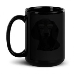15oz Black Glossy Mug