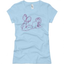 Ladies Slim Fit Basic Promo Jersey Tee