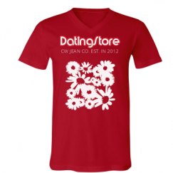 Unisex V-Neck Jersey Tee