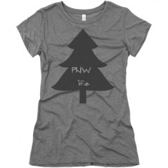 Ladies Slim Fit Super Soft Triblend Tee