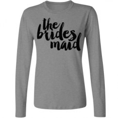 Ladies Relaxed Fit Basic Long Sleeve Tee