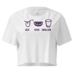 Ladies Festival Cali Crop Top Tee