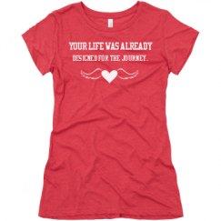 Ladies Slim Fit Super Soft Triblend Tee