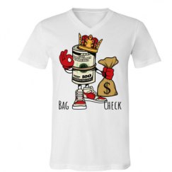 Unisex V-Neck Jersey Tee