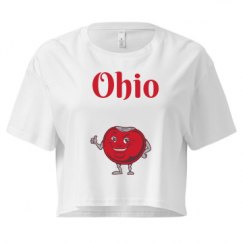 Ladies Festival Cali Crop Top Tee