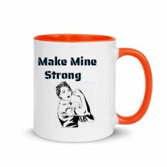 11oz Ceramic Mug with Color Inside