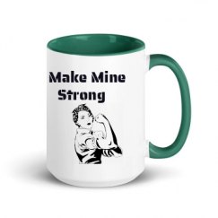 15oz Ceramic Mug with Color Inside