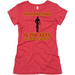 Ladies Slim Fit Super Soft Triblend Tee