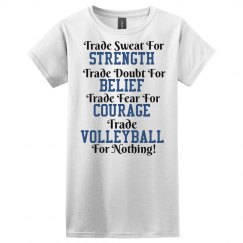 Trade volleyball for nothing