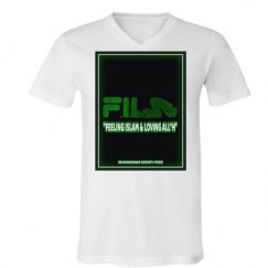 Unisex V-Neck Jersey Tee