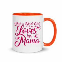 11oz Ceramic Mug with Color Inside