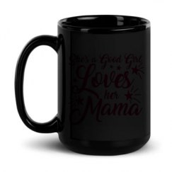15oz Black Glossy Mug