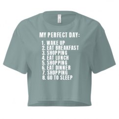 Ladies Festival Cali Crop Top Tee