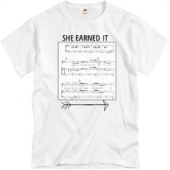 Controlla Earned it (m) tee shirt