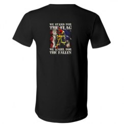 Unisex V-Neck Jersey Tee