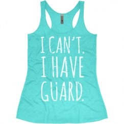 Ladies Slim Fit Super Soft Racerback Triblend Tank