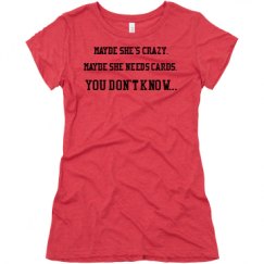 Ladies Slim Fit Super Soft Triblend Tee