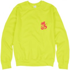Unisex Neon Crewneck Sweatshirt