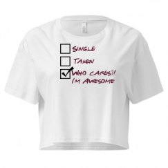 Ladies Festival Cali Crop Top Tee