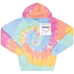 Unisex Tie-Dye Fleece Hoodie