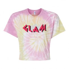 Women's Tie Dye Crop Top Tee