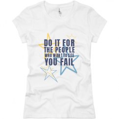 Ladies Slim Fit Basic Promo Jersey Tee