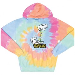Unisex Tie-Dye Fleece Hoodie