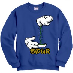 Unisex Film and Foil Crewneck Sweatshirt