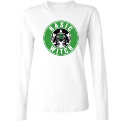 Ladies Relaxed Fit Basic Long Sleeve Tee