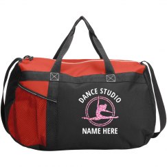 Glitter Dancer Custom Studio Duffle