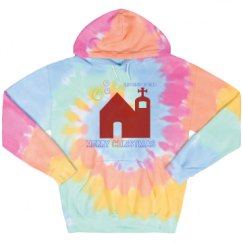 Unisex Tie-Dye Fleece Hoodie