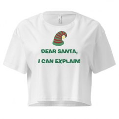 Ladies Festival Cali Crop Top Tee