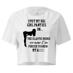 Ladies Festival Cali Crop Top Tee