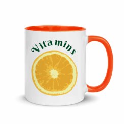 11oz Ceramic Mug with Color Inside