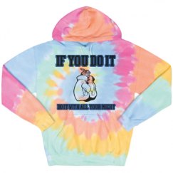 Unisex Tie-Dye Fleece Hoodie