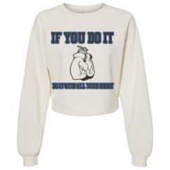 Women's Raglan Pullover Fleece